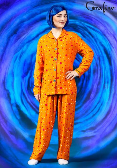 Coraline Pajamas Top & Bottom Set for Women - US 7860