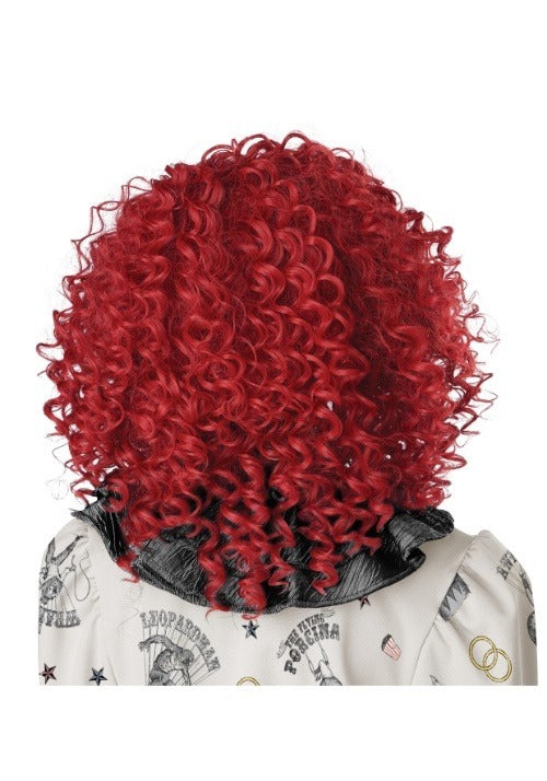 Corkscrew Red Curls Clown Wig for Adults - US 1833
