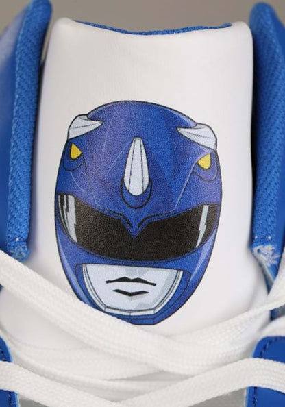 Blue Power Rangers Costume Inspired Sneakers for Adults - US 0995