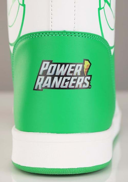 Power Rangers Costume Inspired Green Sneakers for Adults - US 5538