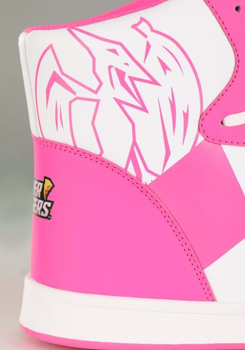 Pink Power Rangers Costume Inspired Adult Sneakers - US 1449