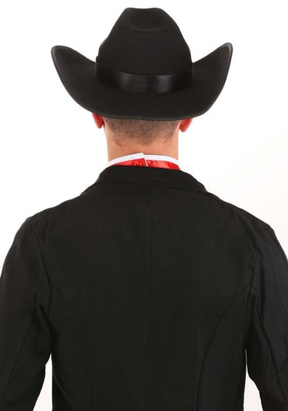 Black Western Cowboy Costume Hat Accessory - US 0513