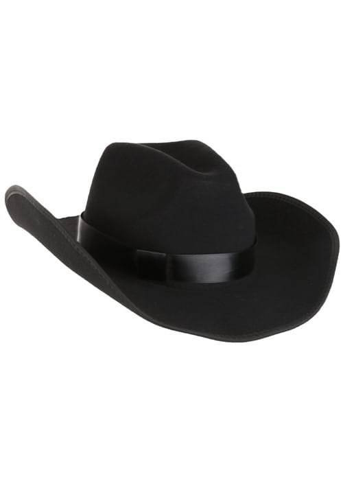 Black Western Cowboy Costume Hat Accessory - US 0513