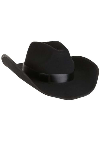 Black Western Cowboy Costume Hat Accessory - US 0513