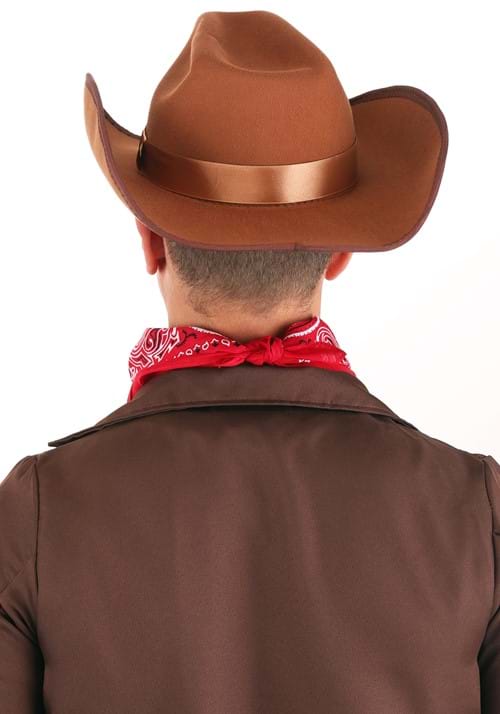 Adult Brown Western Outlaw Vigilante Cowboy Costume Hat - US 2522