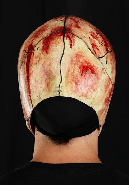 Cracked Skull Latex Mask for Adults - US 2740