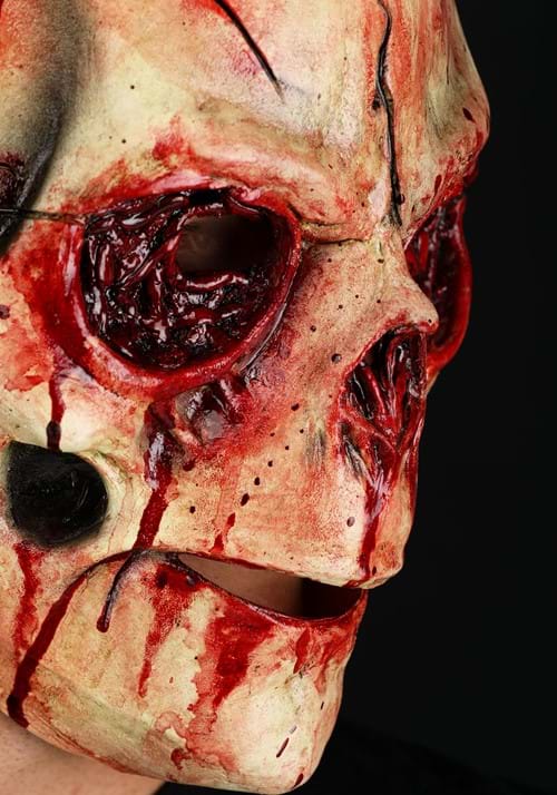 Cracked Skull Latex Mask for Adults - US 2740
