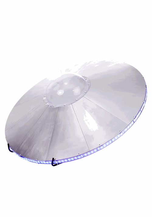 6FT Diameter Crashed Alien Spaceship Halloween Decoration - US 2069