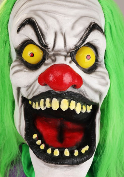 4FT Crazy Evil Killer Clown Animatronic Halloween Decoration - US 0155