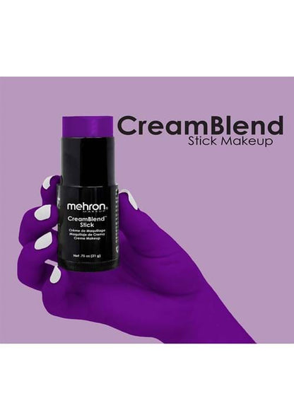 Mehron CreamBlend Purple Makeup Stick - US 3720