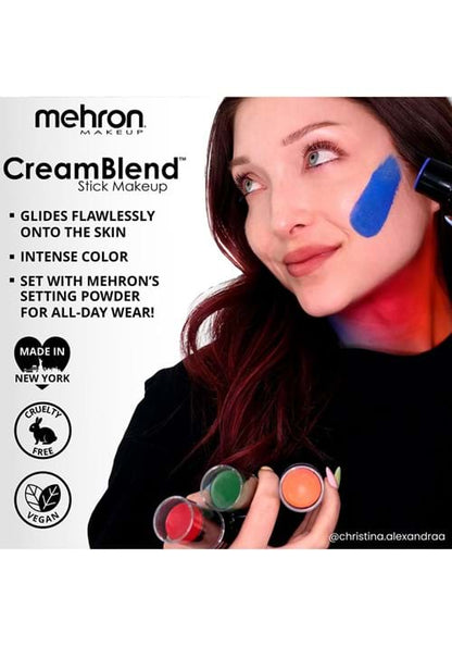 Mehron CreamBlend White Makeup Stick - US 8065