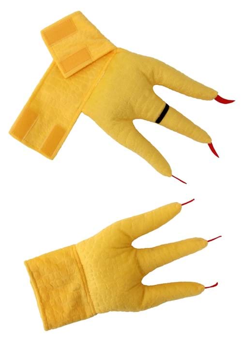 CreatureCuffs Chicken Costume Feet for Adults - US 8484