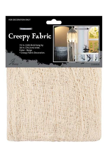 Creepy Beige Gauze Decorative Halloween Cloth - US 3531