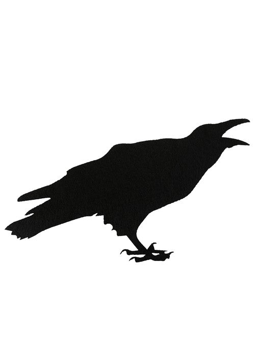 12 Piece Black Crow Stickers Halloween Decoration - US 9202