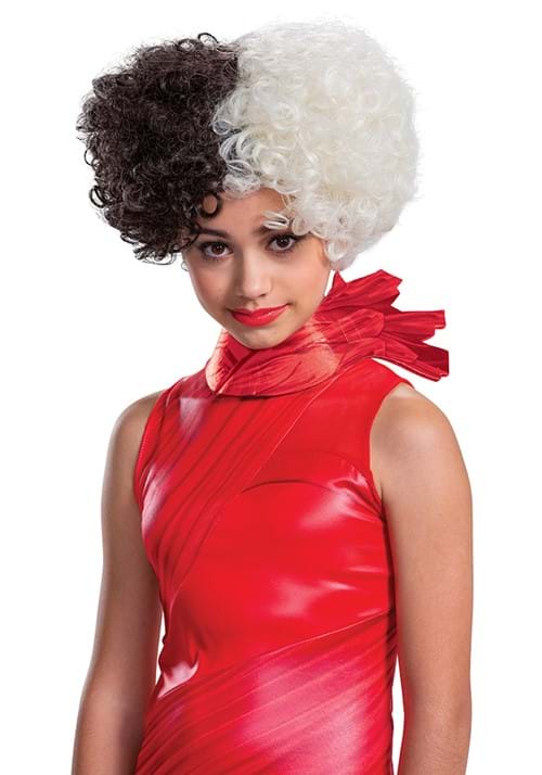 Tween Live Action Cruella Costume Wig - US 7637