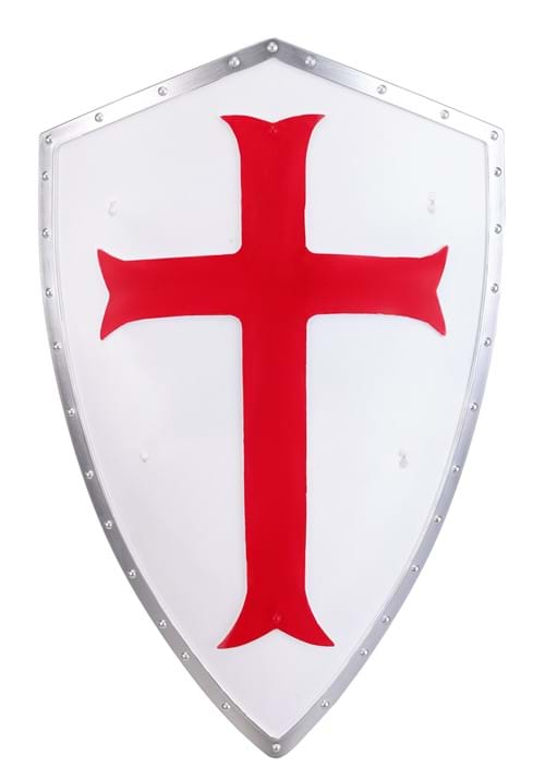 20-Inch Crusader Shield Costume Prop - US 5695