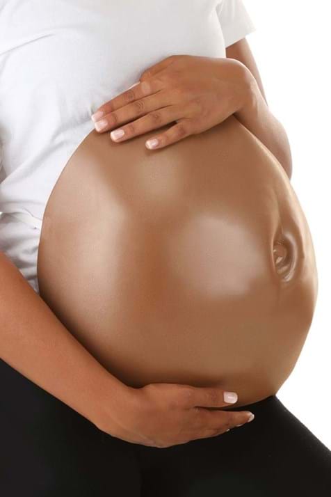 Dark Pregnant Belly Costume Accessory - US 3203