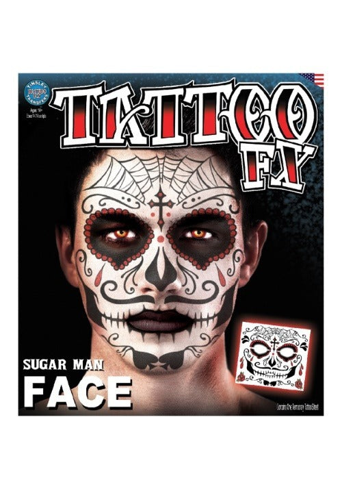 Day of the Dead Temporary Tattoo - US 5406
