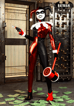 5.7FT DC Batman Animated Series Harley Quinn Animatronic Decoration - US 4140