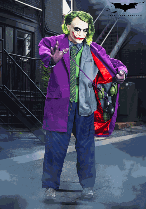 6FT DC Dark Knight Joker Animatronic Decoration - US 5046