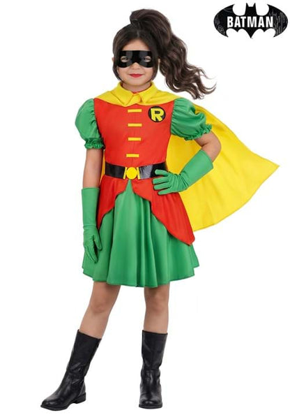 Girl's DC Robin Costume - US 7366