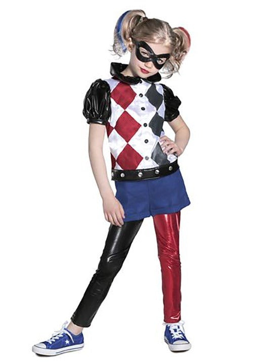 DC Premium Harley Quinn Costume for Girls - US 3069