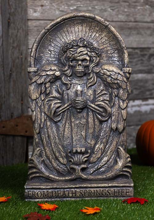 25-Inch Death Springs Life Light Up Tombstone Seasonal Visions International Decoration - US 1709
