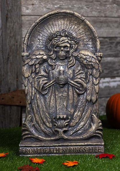 25-Inch Death Springs Life Light Up Tombstone Seasonal Visions International Decoration - US 1709