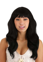 Women's Deep Black Full Wavy Costume Wig - US 3343