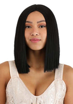 Deep Black Long Bob Wig for Women - US 3866