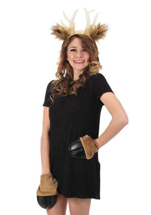 Brown Deer Front Hooves Costume Gloves - US 3733
