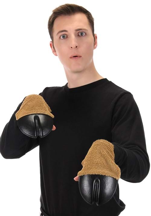 Brown Deer Front Hooves Costume Gloves - US 3733