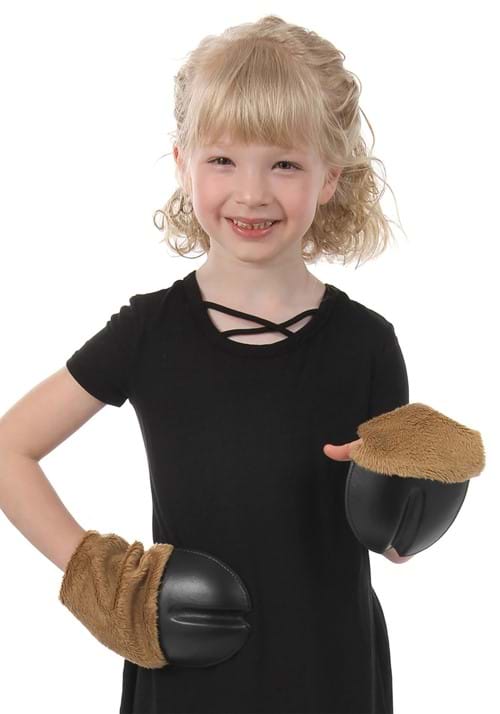 Brown Deer Front Hooves Costume Gloves - US 3733