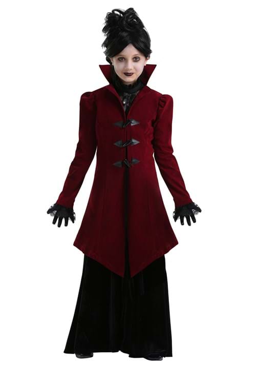 Delightfully Dreadful Vampiress Girls Costume - US 8392