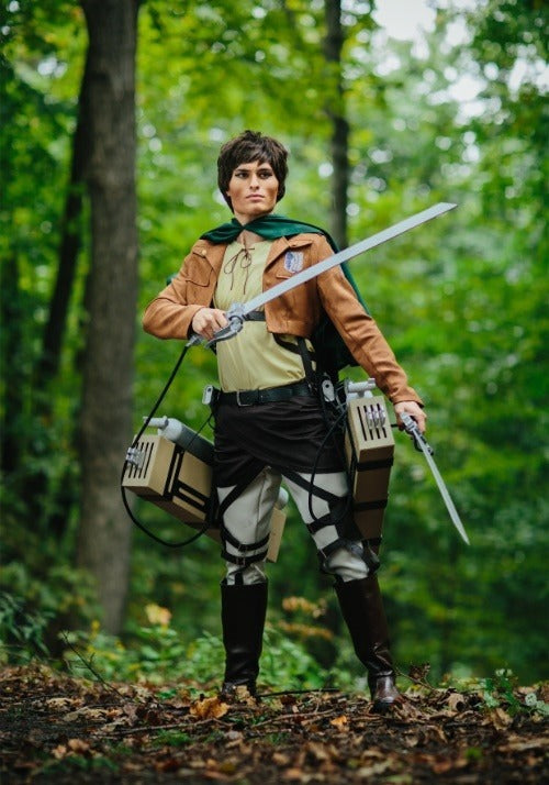 Deluxe Attack on Titan Eren Jaeger Costume for Men - US 3403
