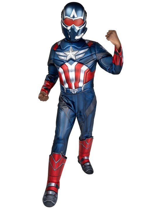 Deluxe Boy's Captain America Sam Wilson Costume - US 9271