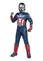 Deluxe Boy's Captain America Sam Wilson Costume - US 9271