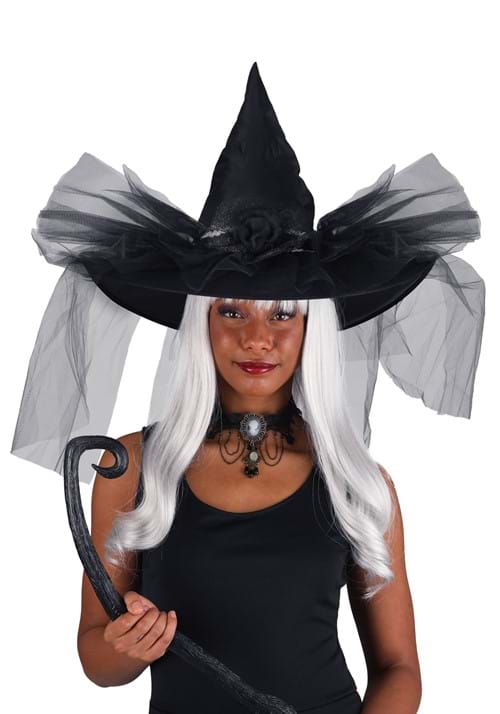 Deluxe Chic Witch Hat for Women - US 9275