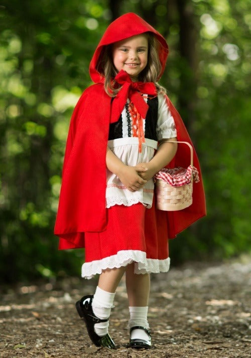Deluxe Little Red Riding Hood Girl's Costume - US 8098