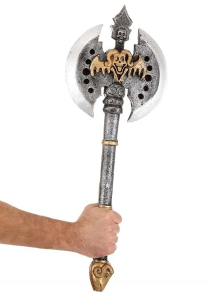 Deluxe Double Bladed Dark Viking Axe Prop Accessory - US 1510