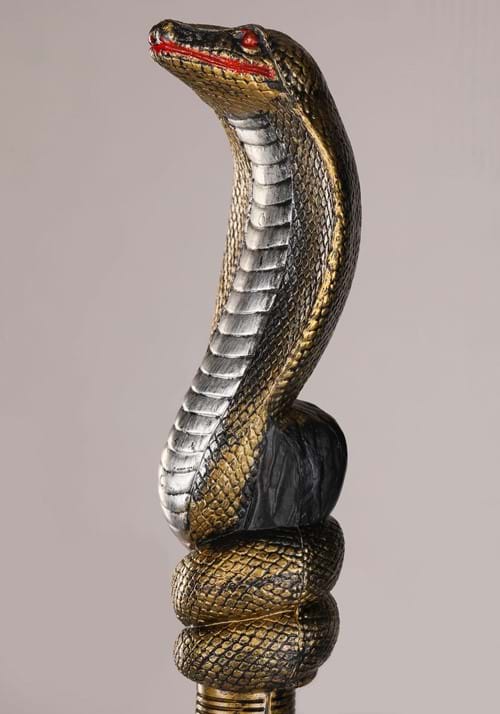 Deluxe Egyptian Cobra Prop Staff - US 5755