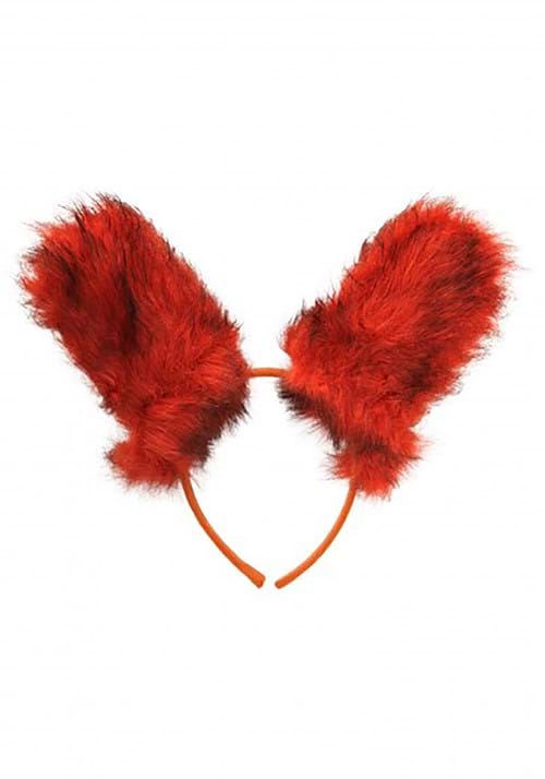 Deluxe Orange Fox Ears Costume Headband - US 9630