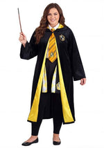 Deluxe Harry Potter Adult Plus Size Hufflepuff Robe Costume - US 5420