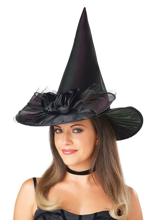 Women's Deluxe Iridescent Witch Hat - US 1218
