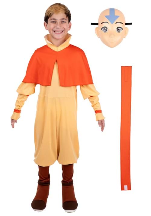 Deluxe Boy's Aang Last Airbender Costume - US 0429