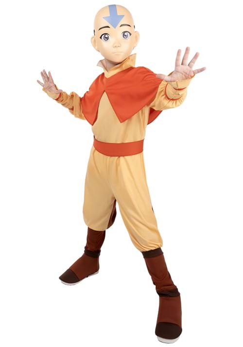 Deluxe Boy's Aang Last Airbender Costume - US 0429