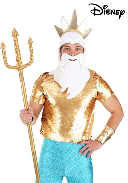 Deluxe King Triton Costume Kit for Men - US 5236