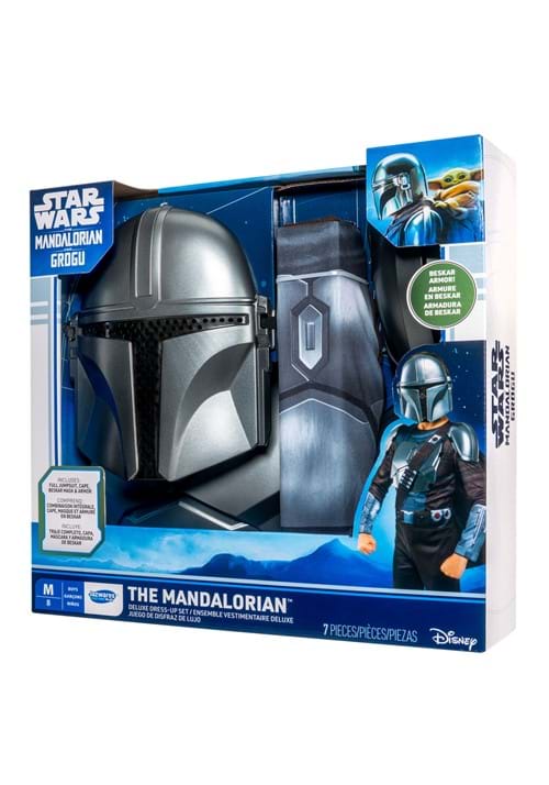 Kid's Deluxe Mandalorian Muscle Chest Dress Up Costume Set - US 4612