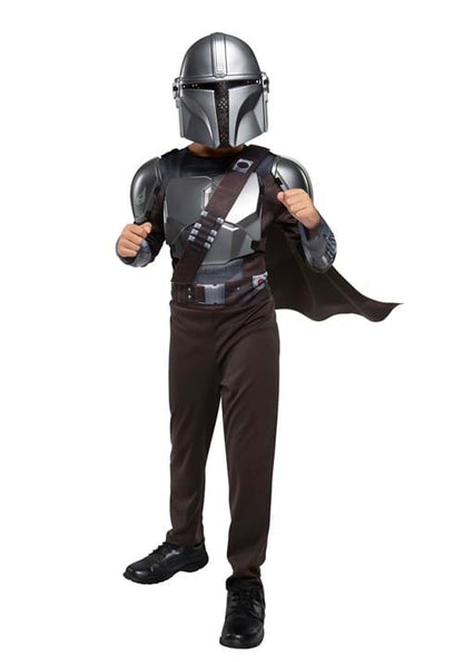 Kid's Deluxe Mandalorian Muscle Chest Dress Up Costume Set - US 4612