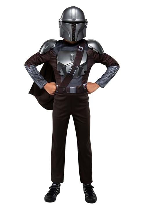 Kid's Deluxe Mandalorian Muscle Chest Dress Up Costume Set - US 4612